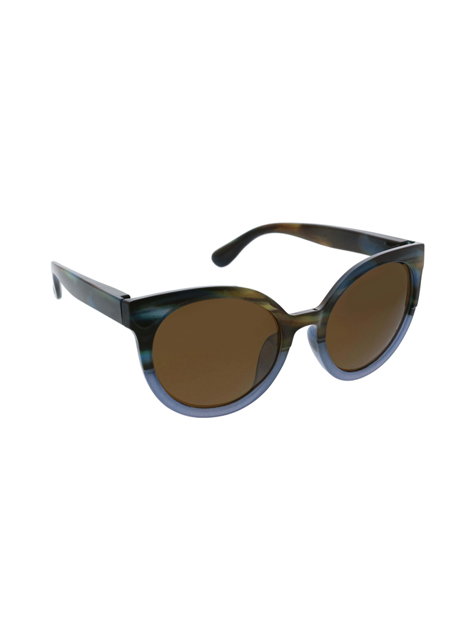Montauk Sunglasses - Multi Horn/Blue