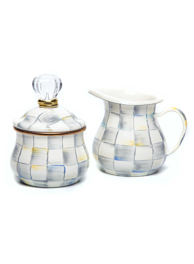 Sterling Check Creamer