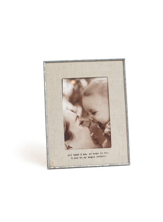 All That I Am, Angel Mother Vertical Glass Frame 6.5"x8.5"