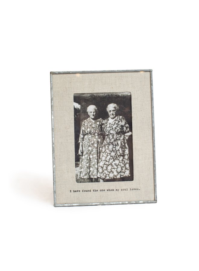 I Have Found The One  Vertical Glass Frame 6.5"x8.5"