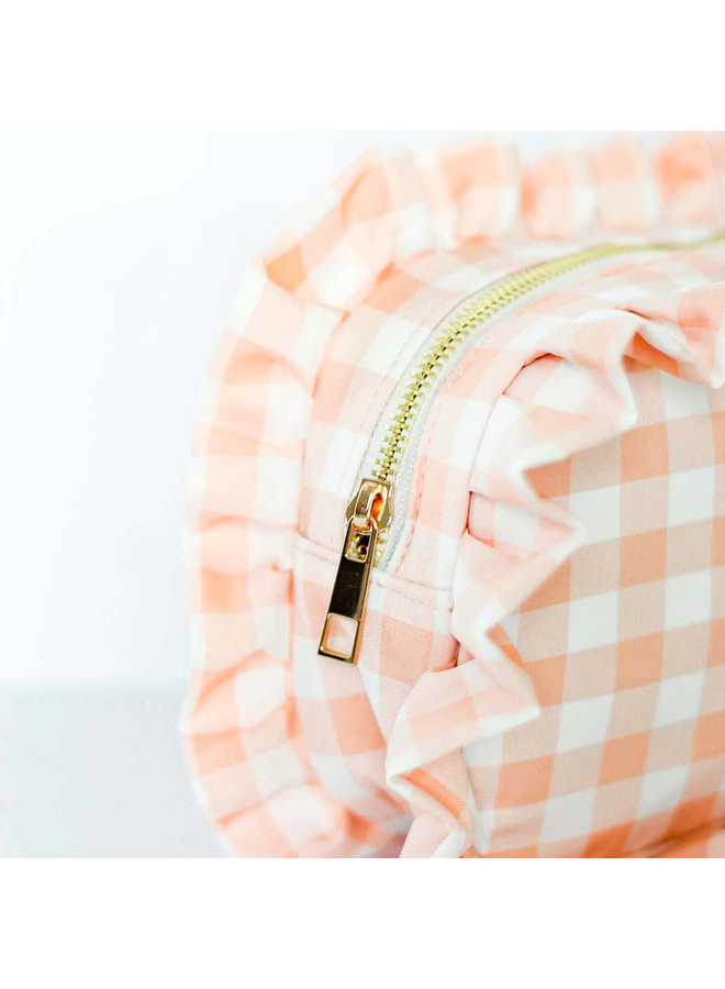 Gingham Frilly Bag