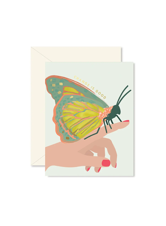 Butterfly Change Card