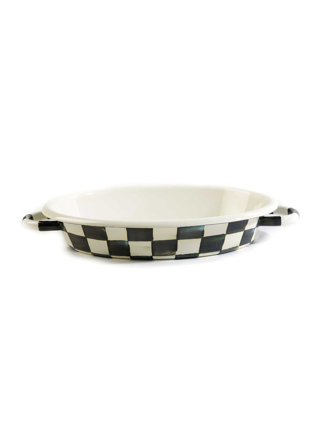 Courtly Check Medium Oval Gratin Dish
