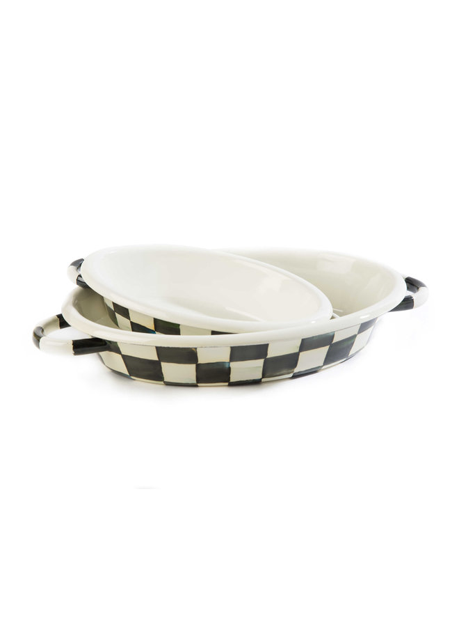 Courtly Check Medium Oval Gratin Dish