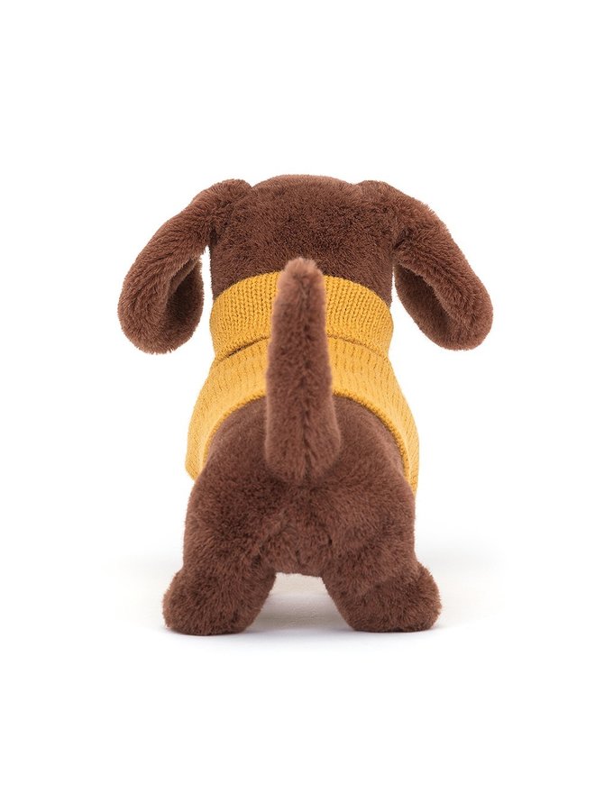 Sweater Sausage Dog Yellow