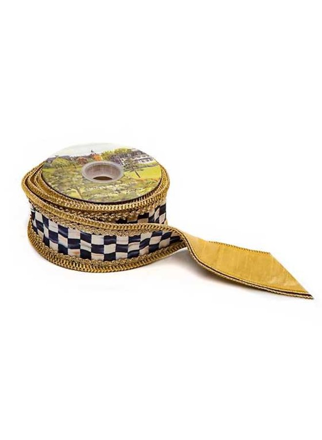 Courtly Check Cord Cover - ivory & birch