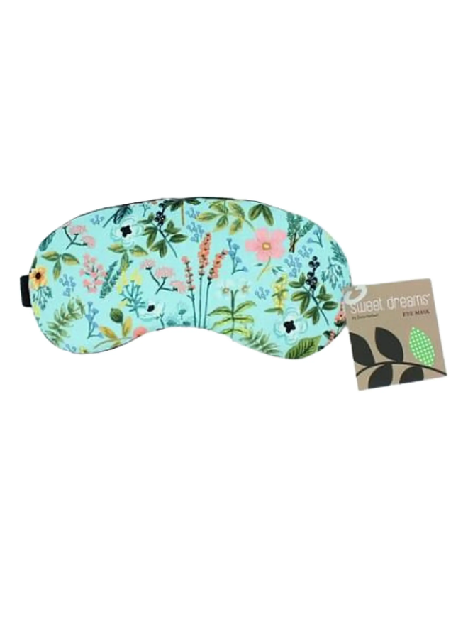 Eye Mask - Turqouise Botanical