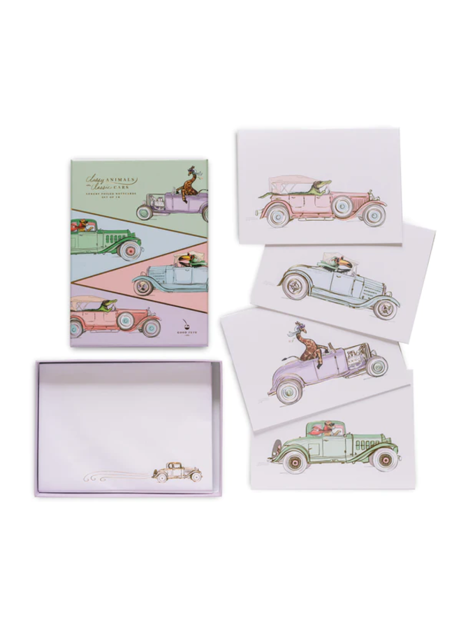 Classic Cars Stationery Set