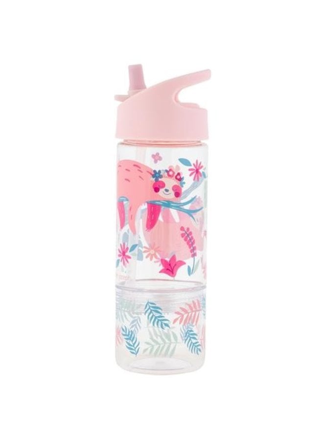 Sip and Snack Water Bottle - ivory & birch