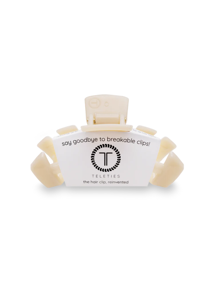 Classic Medium Clip - Almond Beige