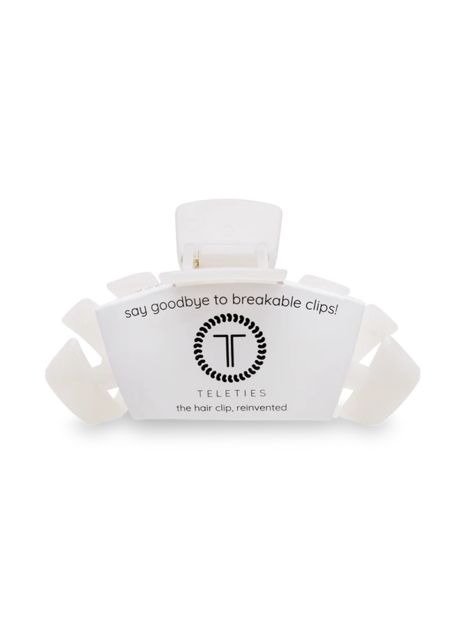 Classic Large Clip - Coconut White