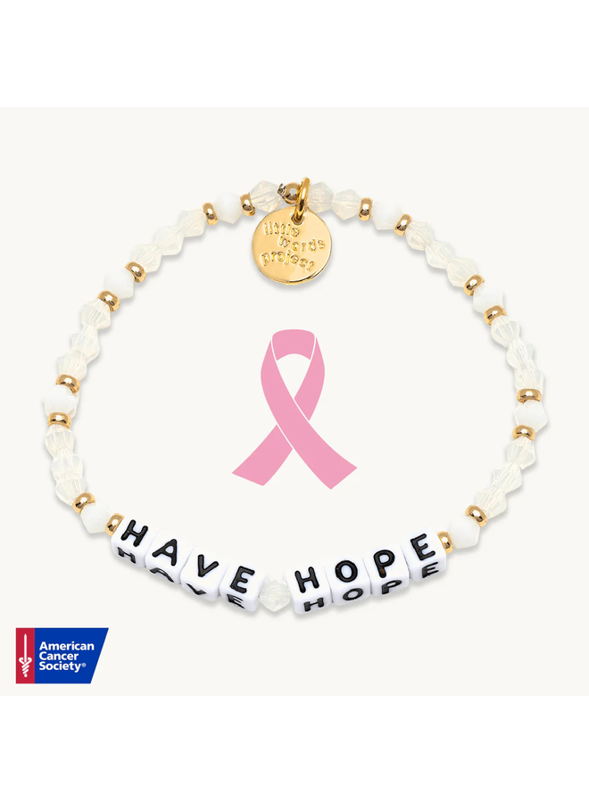 Have Hope- Breast Cancer Awareness Bracelet