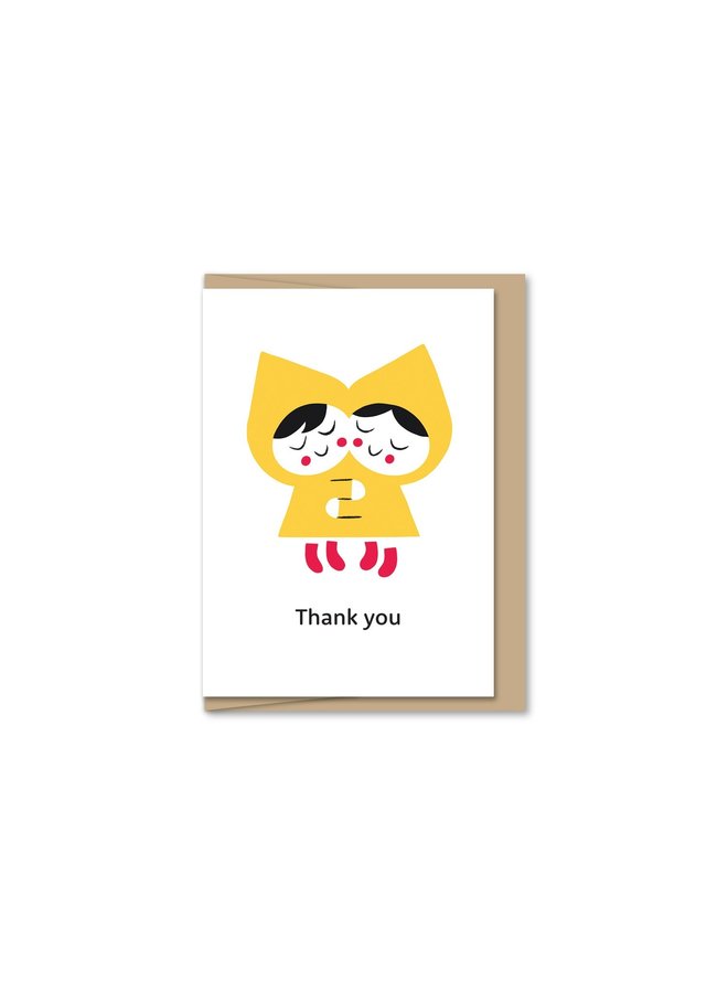 Mini Card -  Thank You Hug