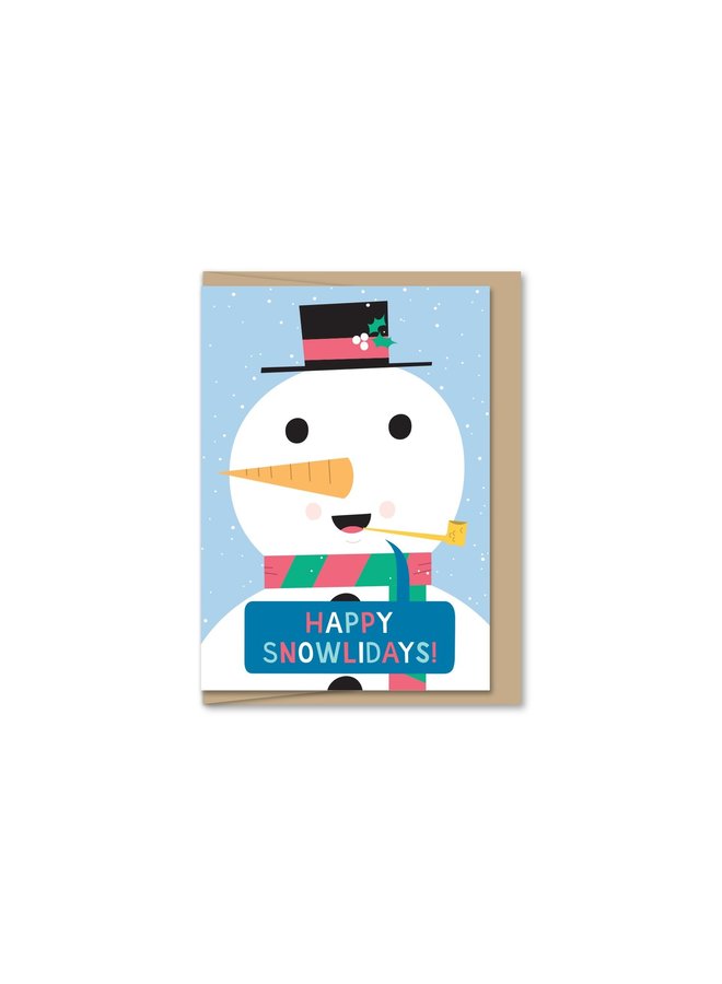 Mini Card -  Happy Snowlidays