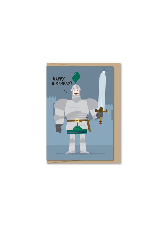 Mini Card - Knight Birthday