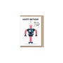 Mini Card - Robot Birthday