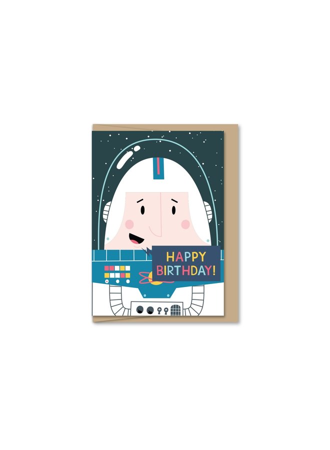 Mini Card - Space Birthday