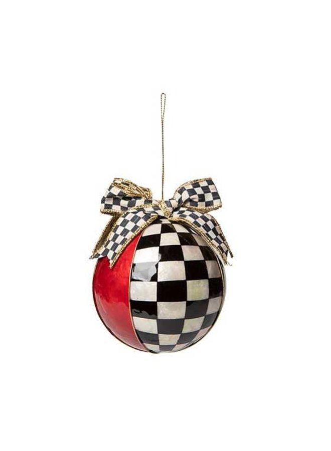 Christmas Magic Geo Capiz Ornaments - Set of 2