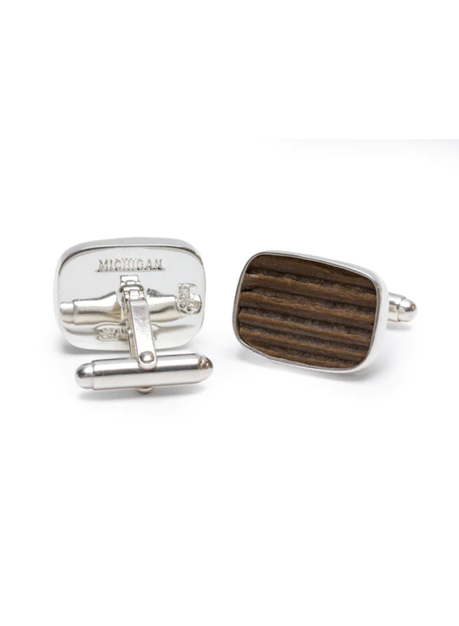 Collegiate Football Stadium Cuff Links -