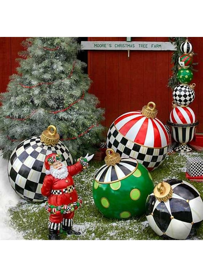 Jolly Stripe Outdoor Ornament