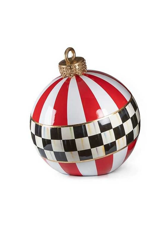 Jolly Stripe Outdoor Ornament