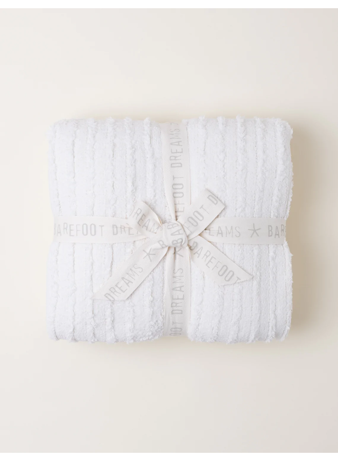 Cozychic Angular Rib Blanket - Cream