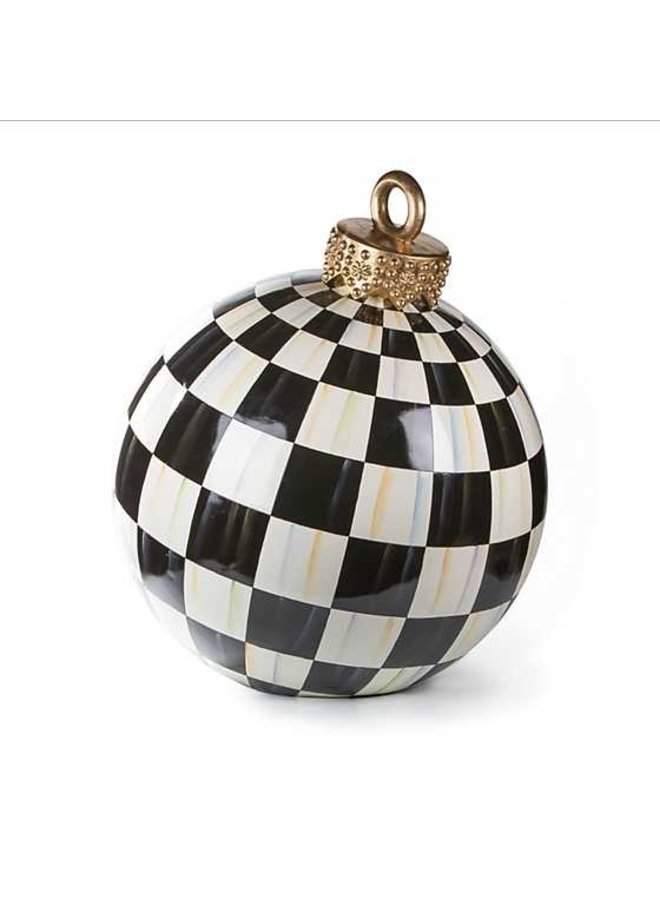 Jolly Courtly Check Outdoor Ornament