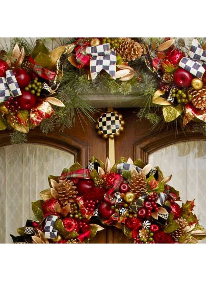 Courtly Check Wreath Hanger
