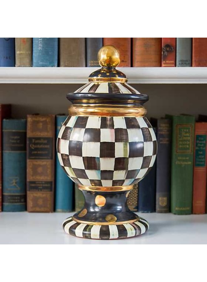 Courtly Check Globe Canister