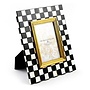Courtly Check Enamel Frame - 4" x 6"