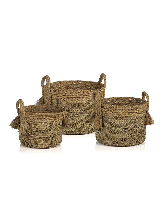 Barletta Set of 3 Seagrass Baskets