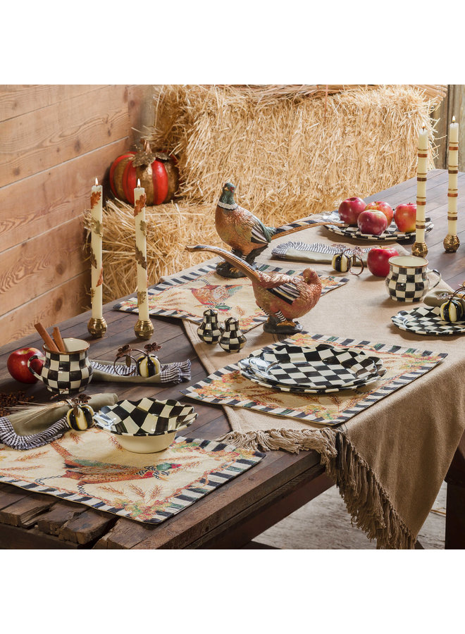 Courtly Check Salt & Pepper Shakers