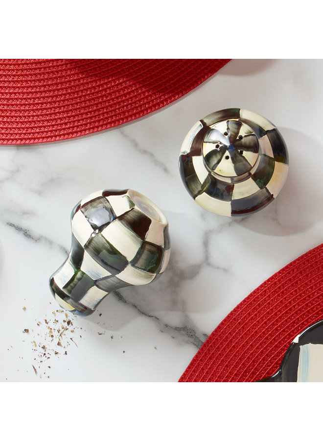 Courtly Check Salt & Pepper Shakers