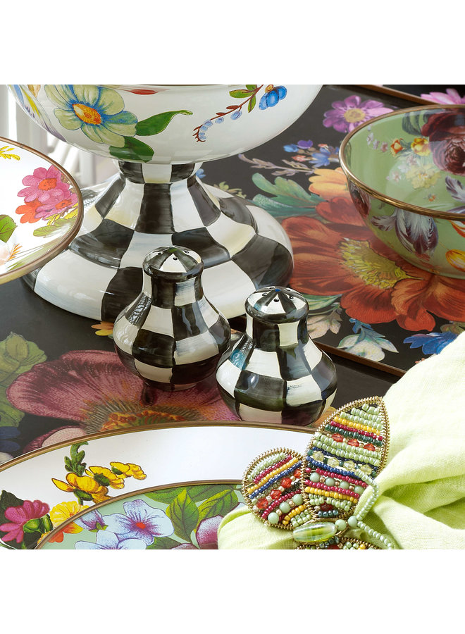 Courtly Check Salt & Pepper Shakers