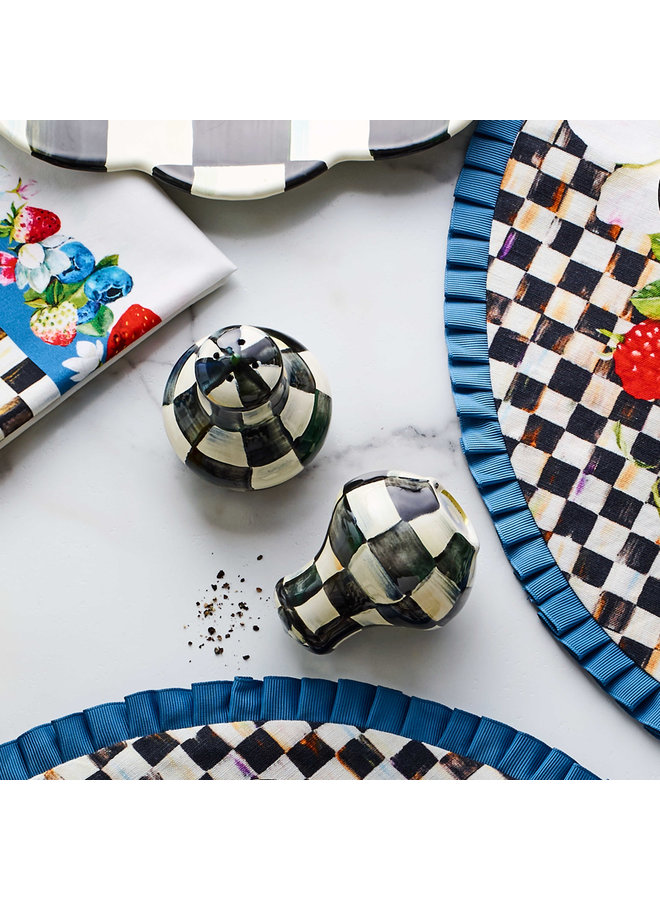 Courtly Check Salt & Pepper Shakers