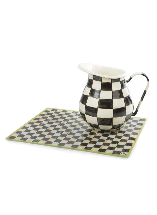 Courtly Check Pitcher