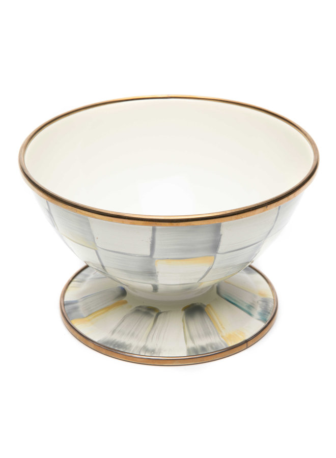 Sterling Check Ice Cream Dish