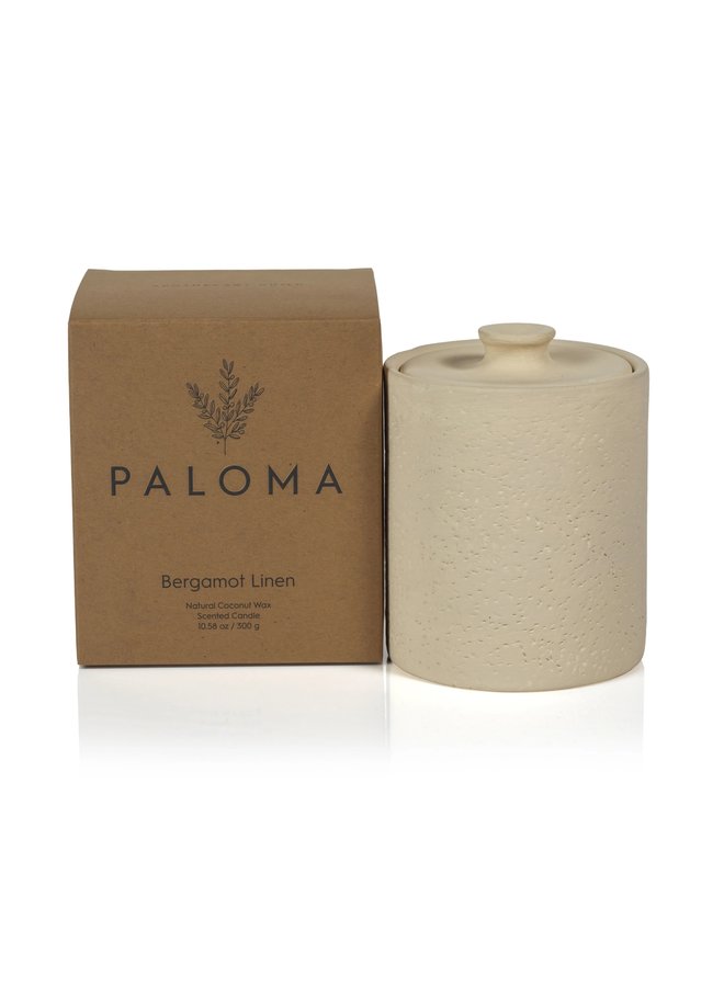 Paloma Scented Candle - Bergamot Linen