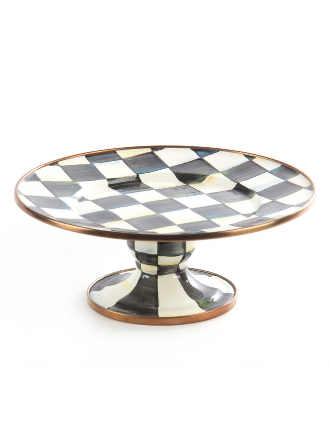 Courtly Check Mini Pedestal Platter