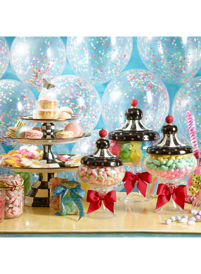 Courtly Check Mini Pedestal Platter