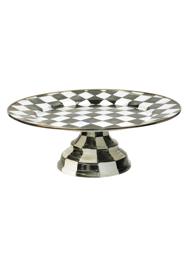 Courtly Check Large Pedestal Platter