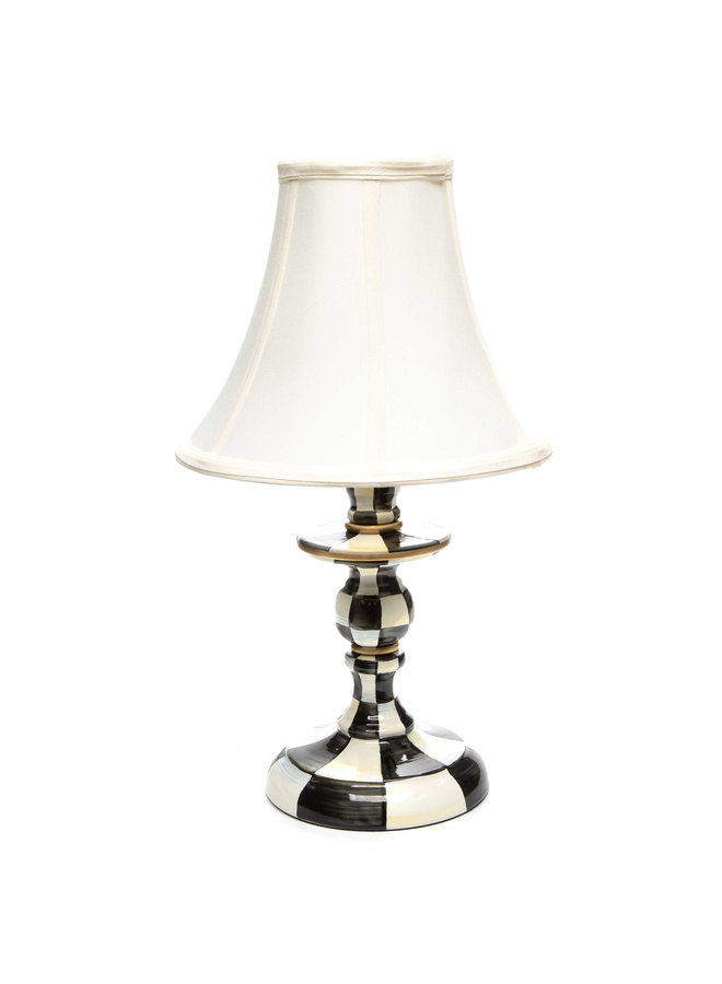 Courtly Check Candlestick Lamp