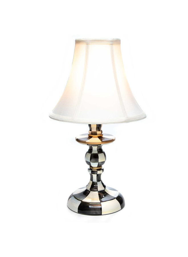 Courtly Check Candlestick Lamp