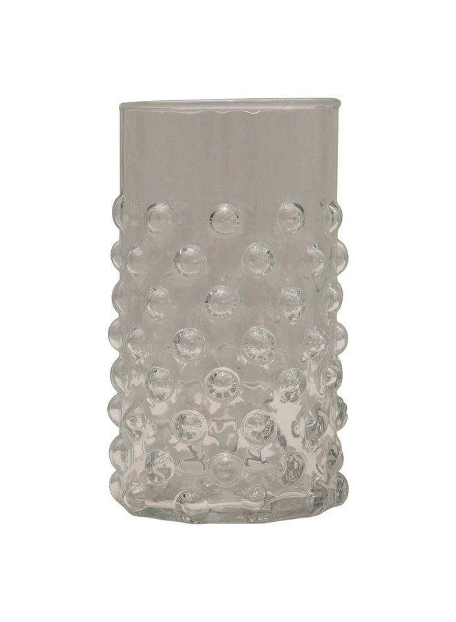 Hobnail Drinking Glass