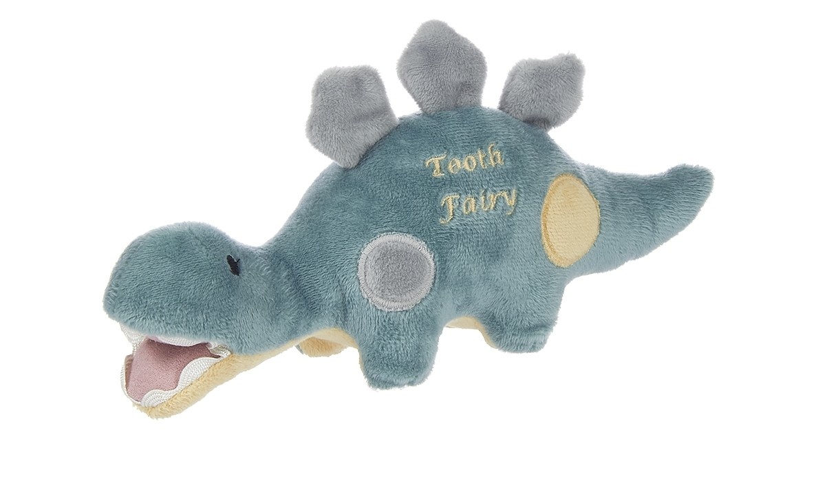 Dino The Dinosaur Tooth Fairy Pillow - ivory & birch