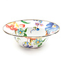 Flower Market Serving Bowl-White