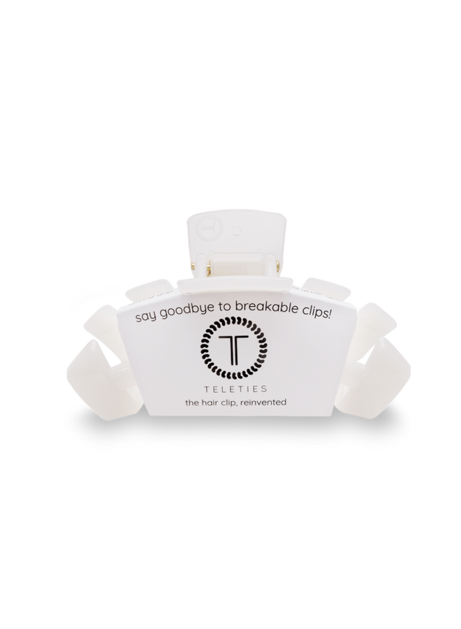 Classic Medium Clip - Coconut White