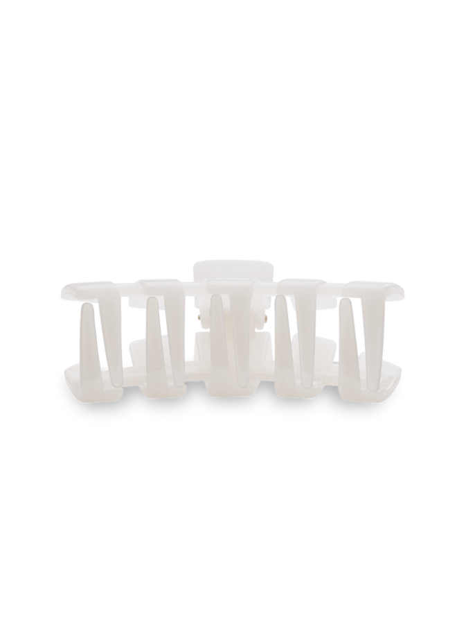 Teleties Medium Clip - Coconut White