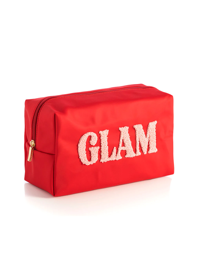 Cara Glam Pouch Red