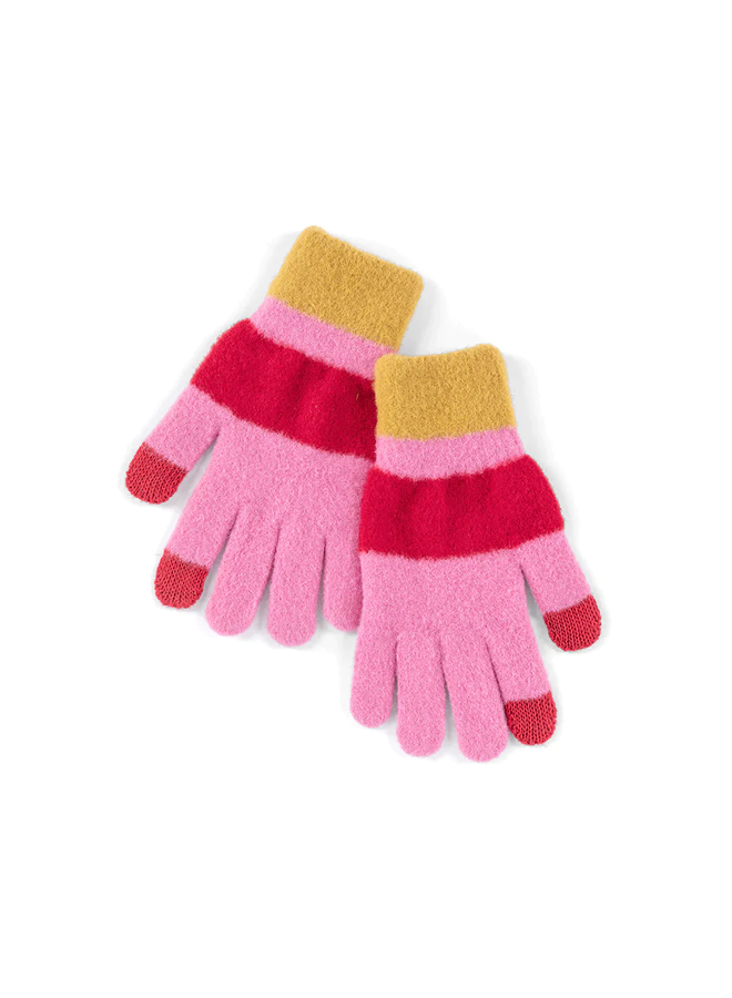 Carina Touchscreen Gloves - Pink